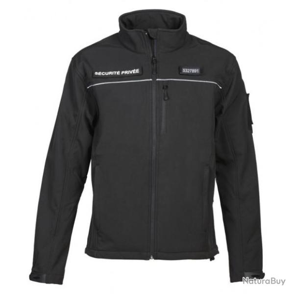 Blouson Cityguard Softshell Securite Noir