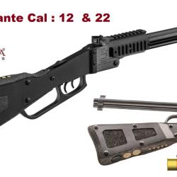 Carabine CHIAPPA   M6  Pliante * Cal : 12 & 22 Lr