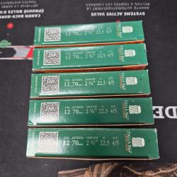 5 BOITES DE BALLES B&P PALLA SANS PLOMB