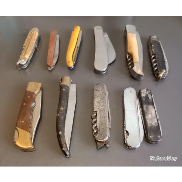 LOT ANCIENS COUTEAUX � restaurer