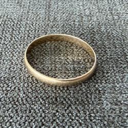 Anneau or rose 18 carats - taille 59 - bague - alliance