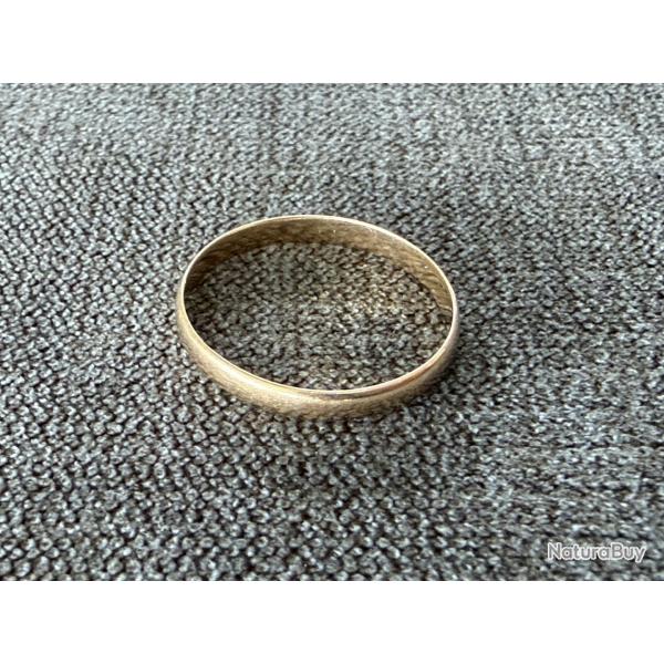 Anneau or rose 18 carats - taille 59 - bague - alliance