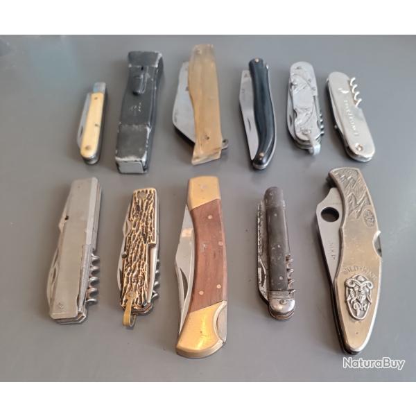 LOT COUTEAUX ANCIENS � restaurer