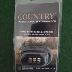 Verrou de pontet &agrave; combinaison