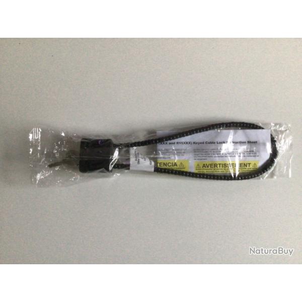 Verrou cable pour carabine 16 cm