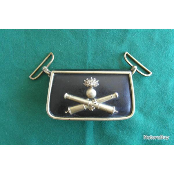 BEAU COFFRET DE GIBERNE D'OFFICIER D'ARTILLERIE, SECOND EMPIRE - TROISI�ME R�PUBLIQUE.