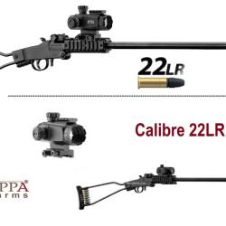 Pack Carabine Chiappa Little Badger pliante Cal  22 LR mono-coup