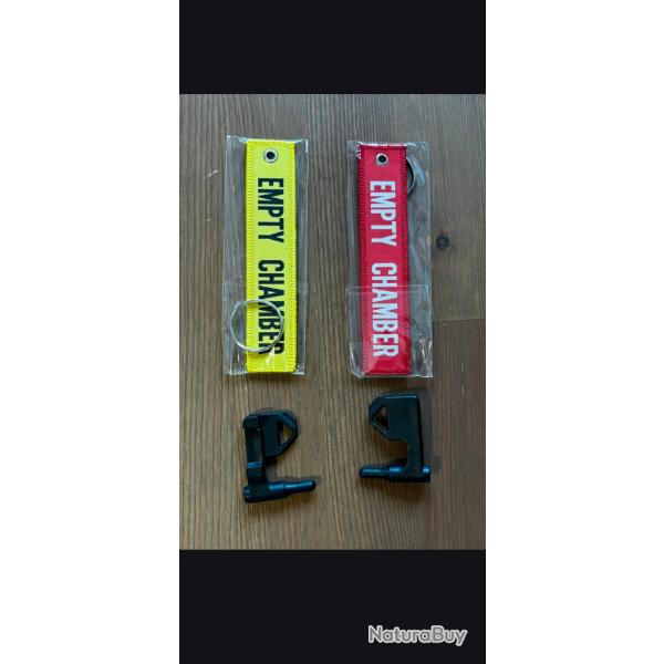 2 Lots de 2 Drapeaux s�curit�/ t�moins chambre vide