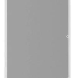 Moustiquaire fen&ecirc;tre aluminium blanc 100x120 cm maille ajustable anti insectes