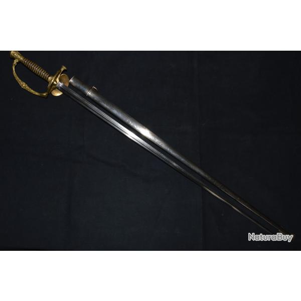 EPEE D'OFFICIER ETAT MAJOR EPOQUE SECOND EMPIRE-FRENCH SWORD  OFFICER NAPOLEON III-1870 WAR