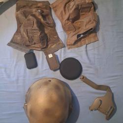 casque MSA TC FELIN peint taille L + accessoires