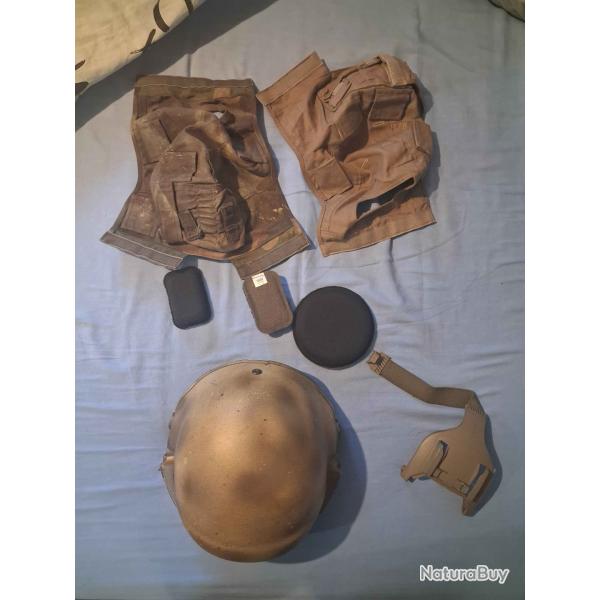 casque MSA TC FELIN peint taille L + accessoires