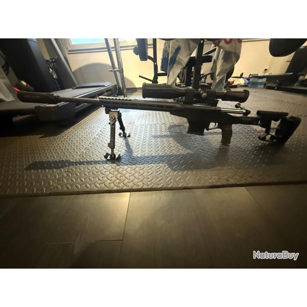carabine 308 BCM RT 20 bipied silencieux avec lunette
