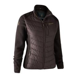 Veste Doudoune avec tricot Lady Caroline marron DEERHUNTER DESTOCKAGE -60%