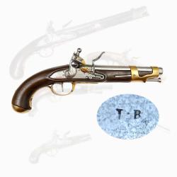 Pistolet An VIII avec crochet de ceinture
