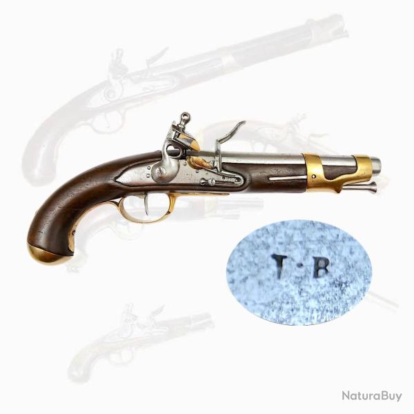 Pistolet An VIII avec crochet de ceinture