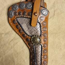 Superbe holster pour r&eacute;volver &agrave; brisure cal. 38 S&W