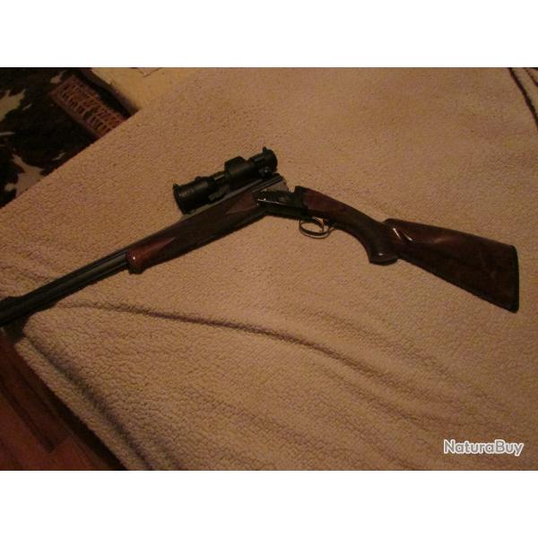 VEND EXPRESS GUERINI EJECTEUR CALIBRE 30/06  AVEC AIMPOINT H34S COURT ETAT PROCHE DU NEUF .3500euros