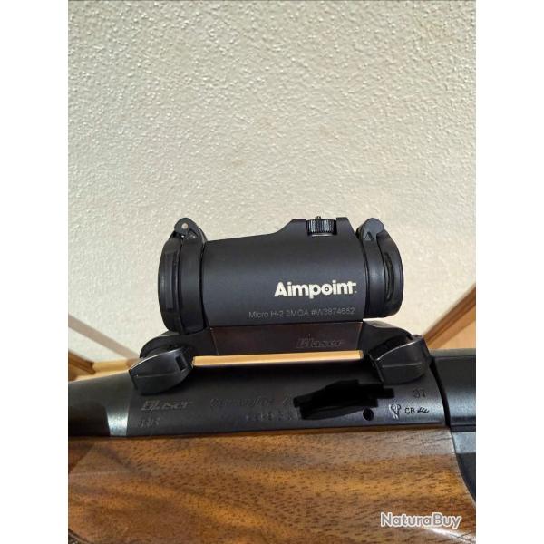 Aimpoint micro h2 +montage blaser