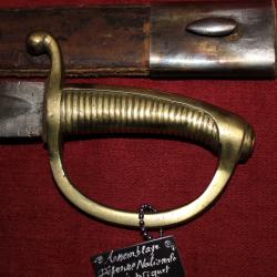 Assemblage  poign&eacute;e briquet....lame de sabre // baionnette //