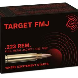 GECO cal.223 Rem Target FMJ VM 63gr /50