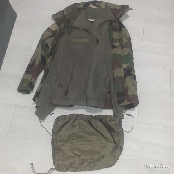 Parka centre europe 3 couches proline+polaire +housseTaille L