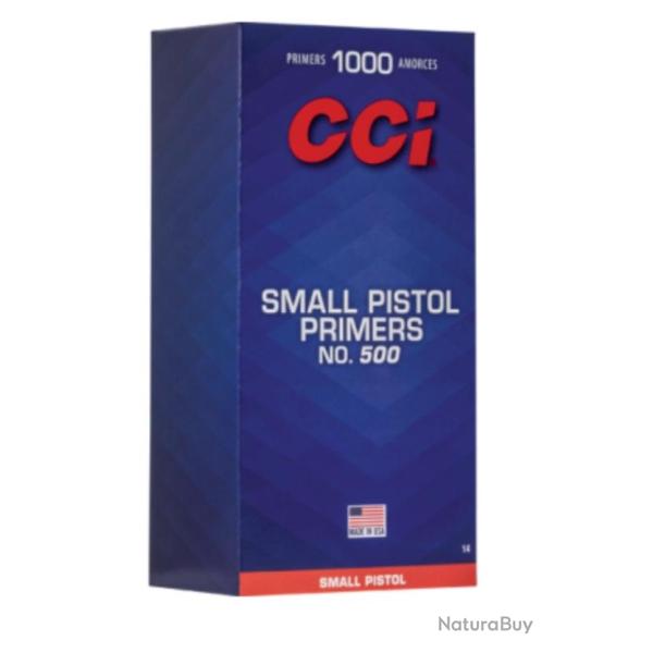 1000 Amorces CCI Small Pistol n�500
