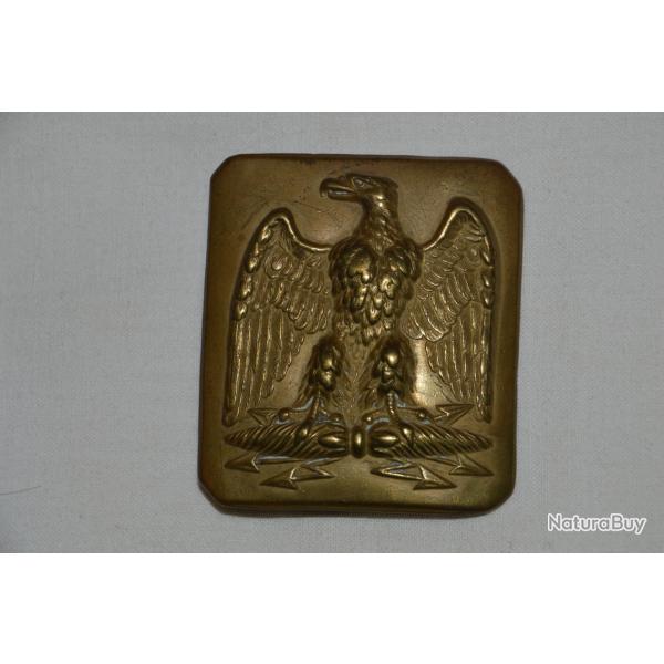 PLAQUE DE CEINTURON MODELE 1852 GARDE NATIONALE-2� EMPIRE NAPOLEON III-GUERRE 1870/1871