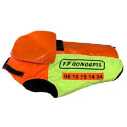 PROMO 2026 ! Gilet de protection pour chien FP.CONCEPTS - sp&eacute;cial barbel&eacute;s NOUVEAU Bruno 2CL/2 1CL/1