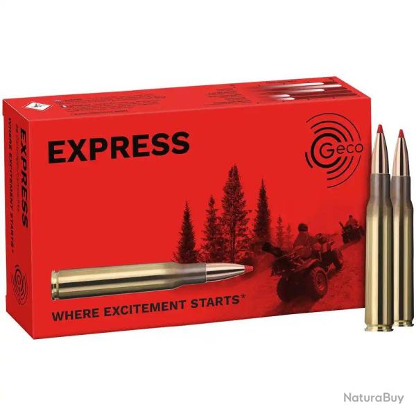 Munitions GECO calibre 308 Win Express Pointe polym�re 165gr - 10.7g x20