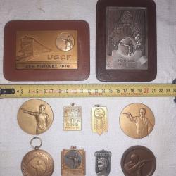 M&eacute;dailles concours de tir sportif
