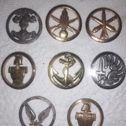 7 insignes B&eacute;rets Fran&ccedil;ais