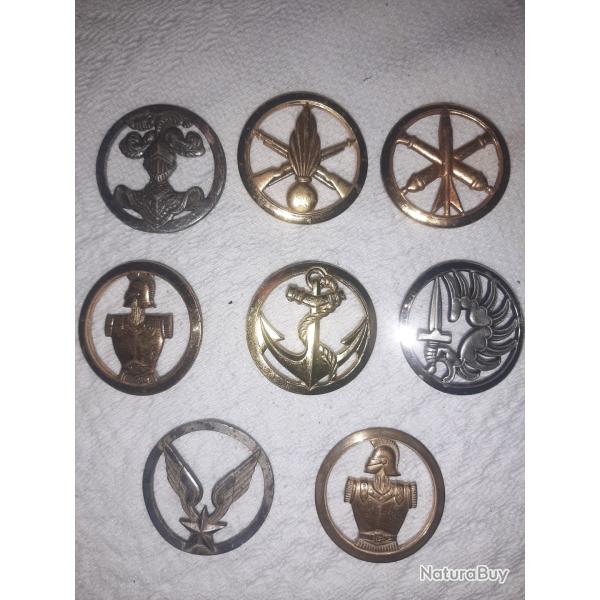 7 insignes B�rets Fran�ais