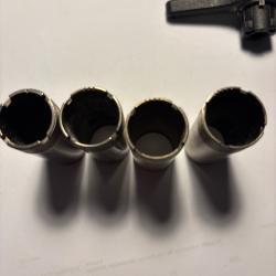 4 chocs avec la clef pour fusil semi auto beretta cal12 &Agrave; 400