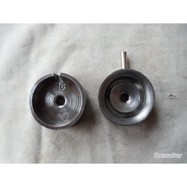 Lissoir et �l�ment pour sertisseur ( m�me � broche ) en calibre 16.