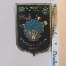 Insigne du r&eacute;giment de livraison par air (RLA) - Movement control Beirut - 12&egrave; mandat (1983-1984)
