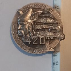 Insigne de la compagnie transport du 92&egrave;me r&eacute;giment d'infanterie - Liban (12&egrave;me mandat, 1984)