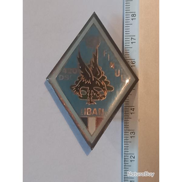 Insigne du 420�me d�tachement de soutien logistique (420�me DSL) - FINUL (Liban)