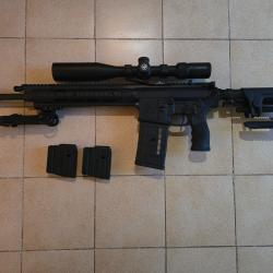 Carabine semi auto RUGER AR10 SR-762 cal 308win 16.10pouces, canon 41cm, filet&eacute; 5/8x24 + 3 chargeurs