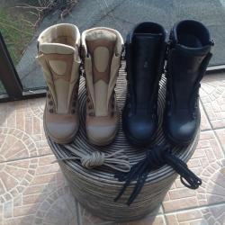 Lot de deux paires de rangers de l'arm&eacute;e fran&ccedil;aise "FELIN" neuves taille 41.