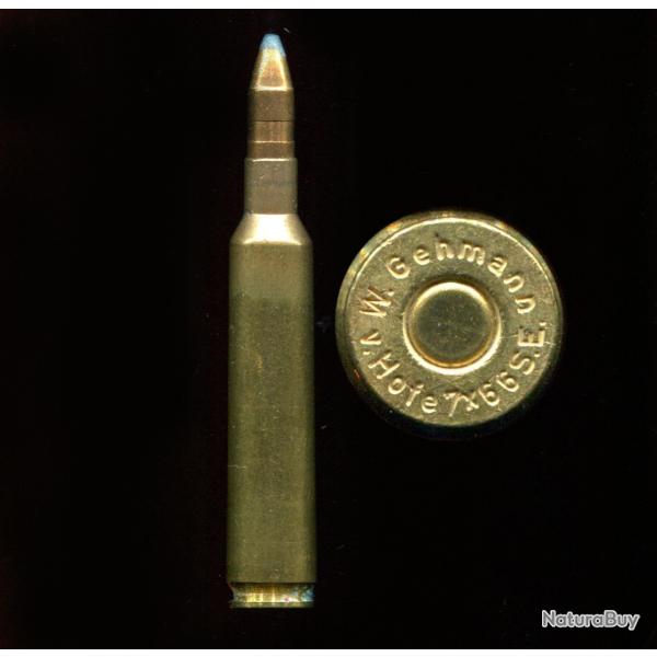 7 x 66 vom Hofe - marquage :  W. Gehmann v.Hofe 7x66 S. E. - balle cuivre � ceinture et pte plomb