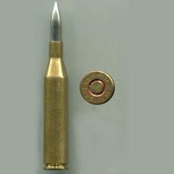 5.6 x 61 Vom Hofe - marquage : vom Hofe C 5,6 SPUER EXP.  C - balle nickel pointe en deux parties