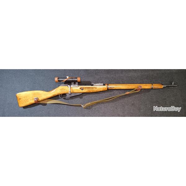 MOSIN NAGANT 91/30 SNIPER 1943 lunette PU + adaptateur RDS