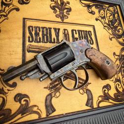 REVOLVER POCKET A PONTET cal. 6mm - poin&ccedil;on PV - 6 coups - BEAU JASPAGE