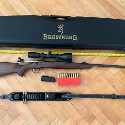 Carabine &agrave; verrou Browning x bolt hunter calibres 300WM canon 66