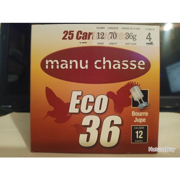 Cartouches cal 12 x 70 manu chasse