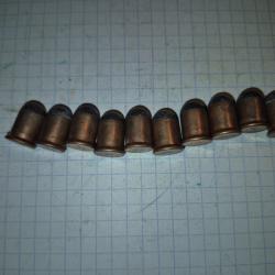 Cartouches 9 mm annulaires balles cylindriques