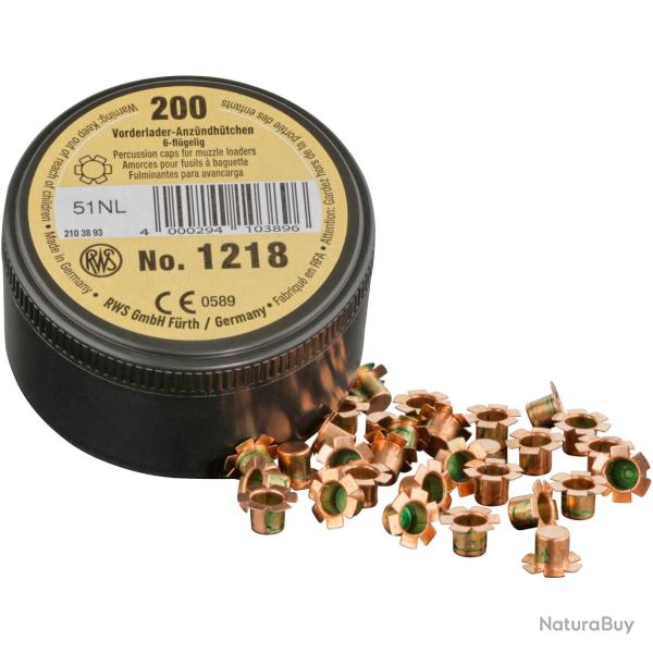 Amorces poudre noire No. 1218 � 5,9 mm