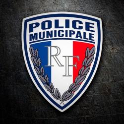 Autocollant Police Municipale