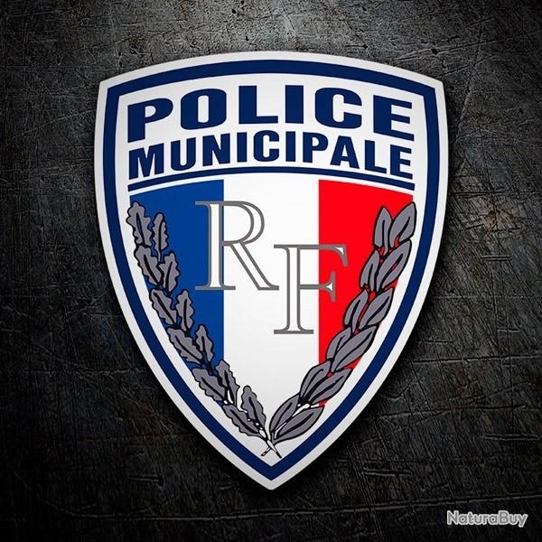 Autocollant Police Municipale